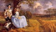 Thomas Gainsborough Mr and Mrs Andrews Norge oil painting reproduction